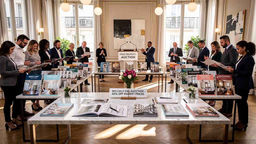 Vente aux enchères sur Paris : prix 40% moins chers